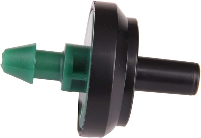 Raindrip PC8010B 2 GPH Pressure Compensating Drippers, Drip Irrigation Emitters for Drip Irrigation Gardening System, Maintains Constant Water Flow, 10-Pack, Green