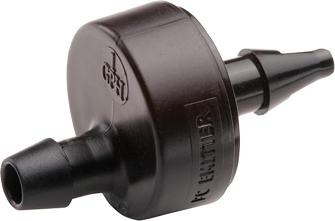 Rain Bird 30-Pack 1 GPH Drip Emitters and 25 PSI 3/4" Drip Irrigation Pressure Regulator