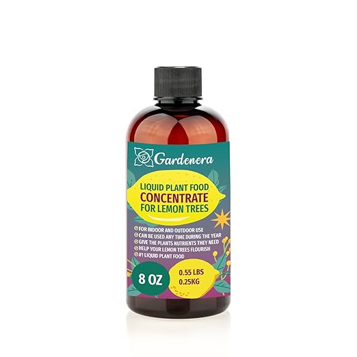 Plant Growth Superfood for Lemon Trees with 18 Essential Vitamins & Minerals - Organic Plant Food Fertilizer - Micro-Fungi and Bio-Organisms for Lemon Tree Care & Growth Enhancement - 8oz