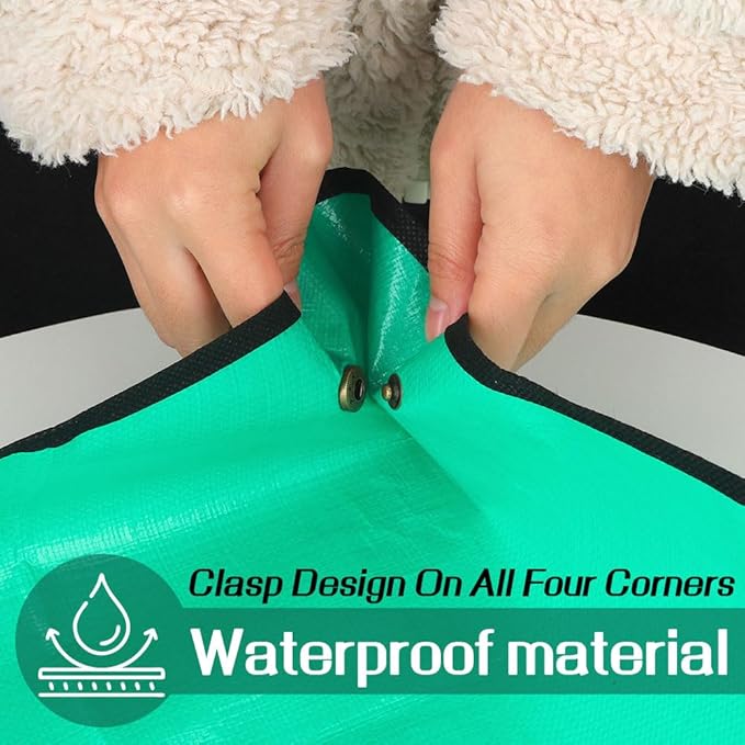 Repotting Mat,Potting Mat,Gardening Gifts,Gardening Tools,Indoor Plant Accessories,Plant Repotting Mat,Garden Tool Set,Gardening Supplies,Indoor Plant Tools,Gardening Gifts for Women(Green 26*26 in)