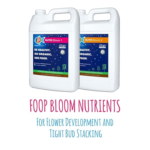 FOOP Nutes Bloom Gallon Pack: Get Tight Buds, Awesome Terpenes and an Explosion of Trichomes | Infused with Cal/Mag, and Silica | Certified Organic | Three 1G Bottles