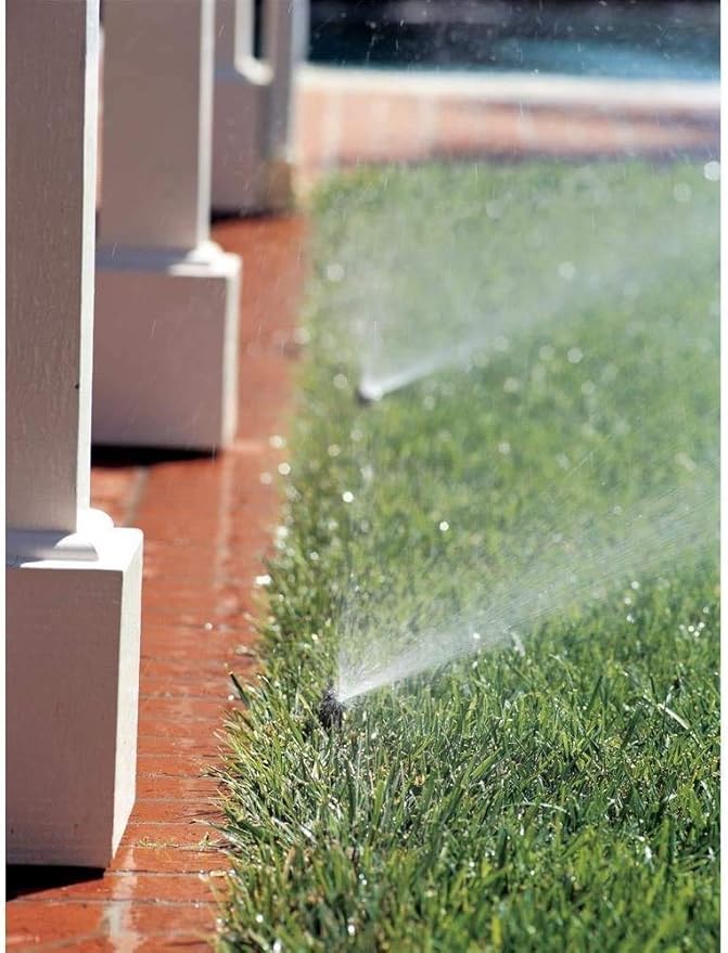 Rain Bird 1804APPR25 Pressure Regulating (PRS) Professional Pop-Up Sprinkler, Adjustable 0° to 360° Pattern, 8' - 15' Spray Distance, 4" Pop-up Height