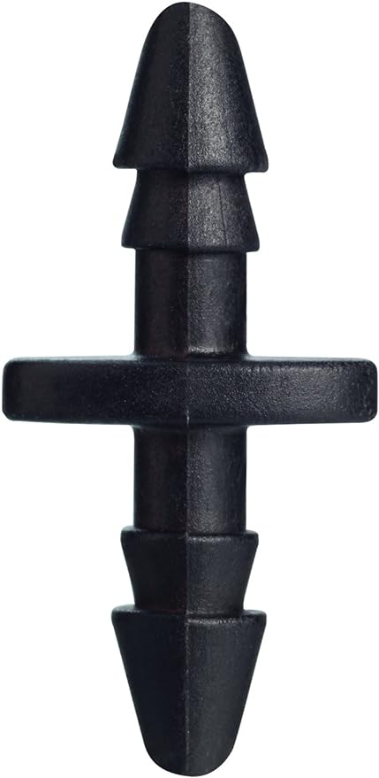 Orbit 10 Pack (250 Total Fittings) 1/4 Inch Drip Barbed Coupling for Drip Irrigation Tubing - 25 Pack