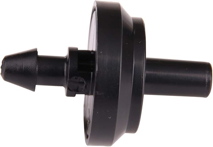 Raindrip PC4050B 1 GPH Pressure Compensating Drippers, Drip Irrigation Emitters for Drip Irrigation Gardening System, Maintains Constant Water Flow, 50-Pack, Black