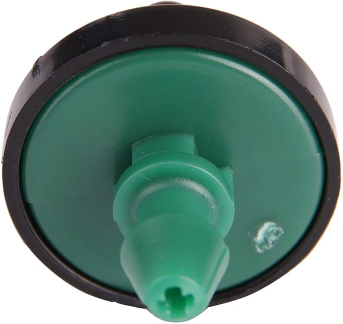 Raindrip PC8050B 2 GPH Pressure Compensating Drippers, Drip Irrigation Emitters for Drip Irrigation Gardening System, Maintains Constant Water Flow, 50-Pack, Green