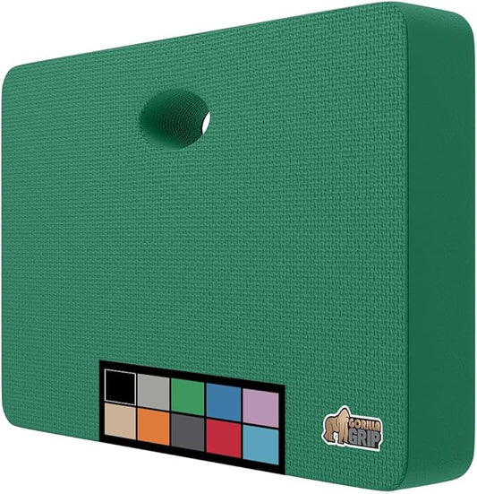 Gorilla Grip Extra Thick Kneeling Pad, Supportive Soft Foam Cushioning for Knee, Water Resistant Construction for Gardening, Bathing Baby, Workout Supplies, Lightweight, Garden Work Gifts