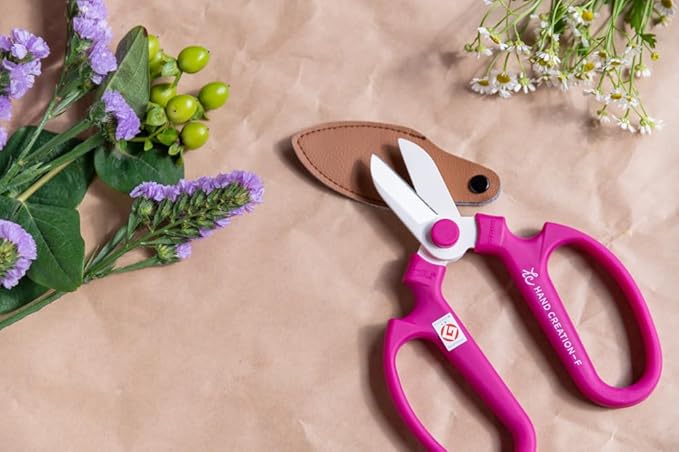 SAKAGEN HAND CREATION Flower Shears Type F-170 Scissors (Violet)