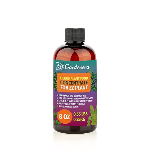 Plant Growth Superfood for ZZ Plants with 18 Essential Vitamins & Minerals - Organic Plant Food Fertilizer - Micro-Fungi and Bio-Organisms for ZZ Plant Care & Growth Enhancement - 8oz