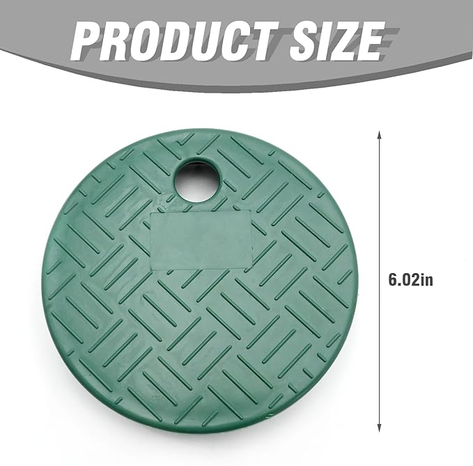 2/4 Pcs ID 5.5" OD 6" Valve Box Cover Lid for Sprinkler Irrigation System (6 inch 4 PCS)