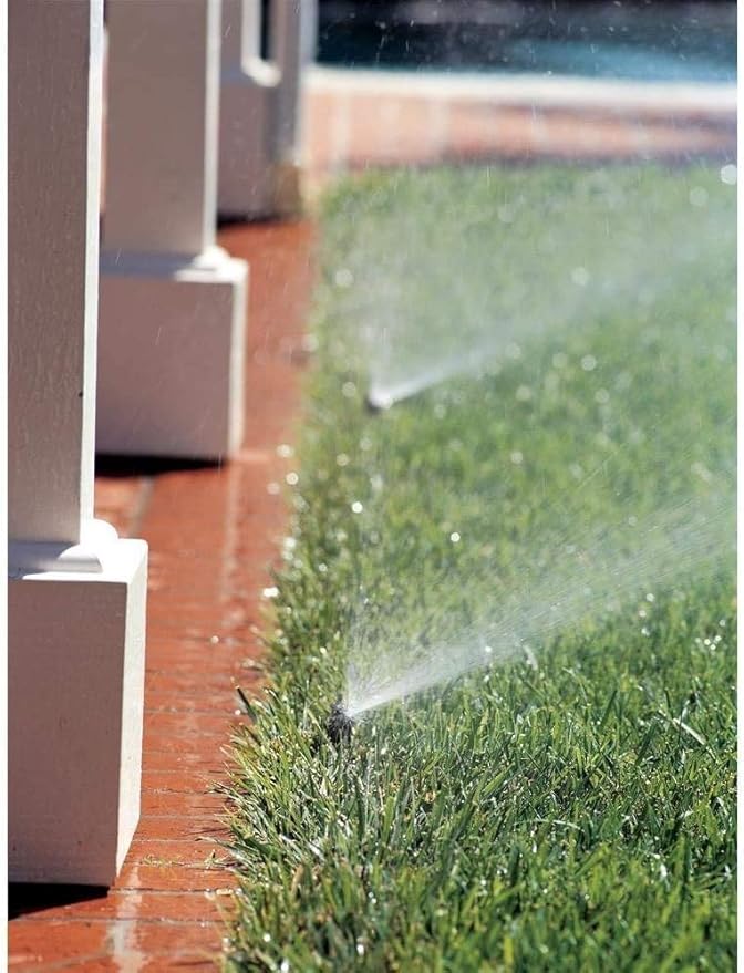 Rain Bird 1804NPPRS Pressure Regulating (PRS) Professional Non-Potable Water Pop-Up Sprinkler, Adjustable 0° to 360° Pattern, 8' - 15' Spray Distance, 4" Pop-up Height, Purple Cap