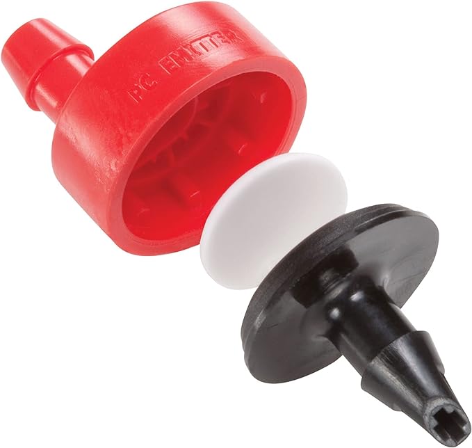 Rain Bird SW05-10PS Drip Irrigation Spot Watering Dripper/Emitter, 0.5 (1/2) Gallon Per Hour, 10-Pack & SW20-30PS Drip Irrigation Spot Watering Dripper/Emitter, 2 Gallon Per Hour, 30-Pack