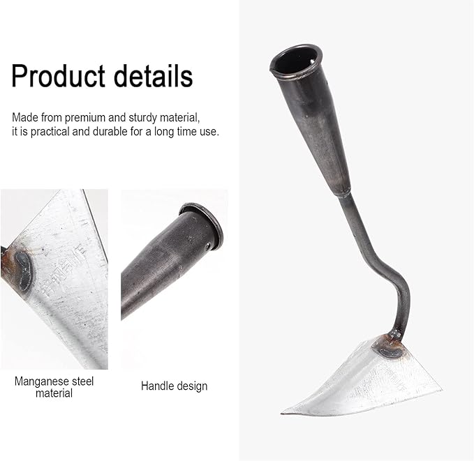 1pc Triangle Hoe Flower Planting Hoe Vegetable Planting Hoe Plowing Hoe Supply Digging Ditches Hoe Manuring Hoe Gardening Hoeing Tool Hoe Head Accessory Gardening Hoe Head