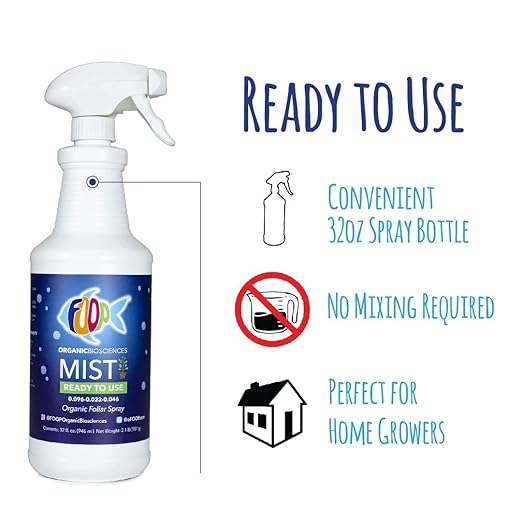 FOOP Nutes Veg & Bloom Starter Pack + FOOP Mist: Organic Nutrients + Foliar Fertilizer: Get Tight Buds, Awesome Terpenes, and Explosive Trichomes | Five 32oz Bottles and One 32oz Foliar Spray