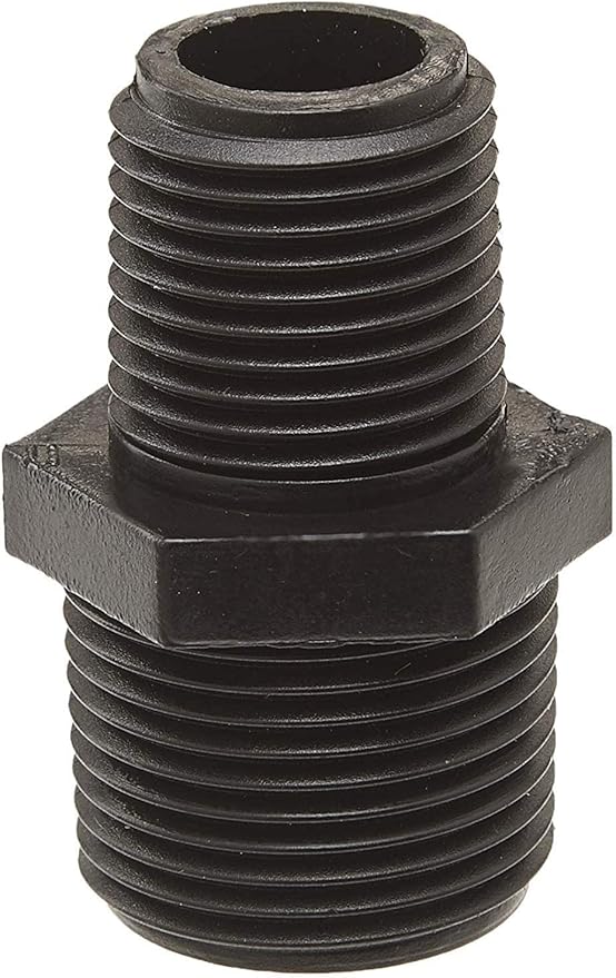2 Pack - Orbit 1/2" to 3/4" Sprinkler Riser Adapter Converts .50" Irrigation Pipe to .75"