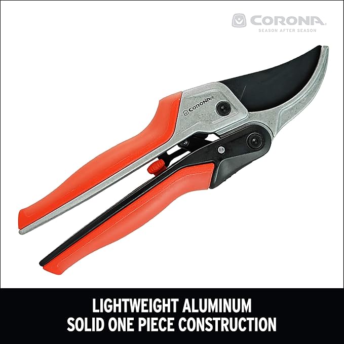 Corona RP 4224D RatchetCUT Rachet Hand Pruner - 3/4 inch Cut Capacity Stem and Branch Garden Shears, Red