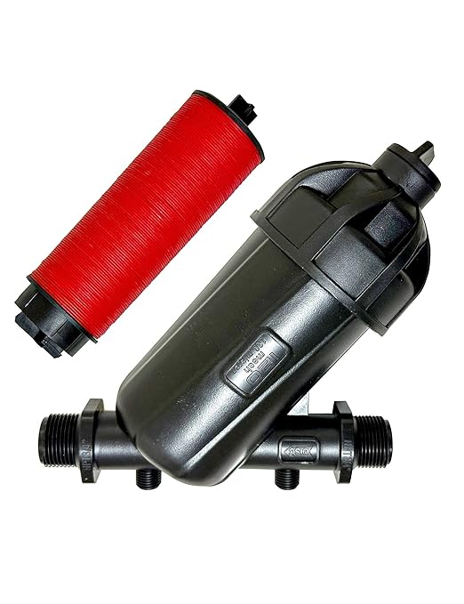 Drip Irrigation Disc Filter Y Filter - 120 Mesh 3/4 inch Male Pipe Thread NPT for Lawn Garden Watering and Irrigation Hose Connectors