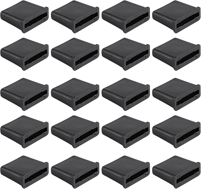 TOYMIS 25pcs Folding Drip Tape Row Ends, Drip Tape End Folding for 5/8inch Dripless Drip Tape Kit Suitable for Drip Irrigation Systems and Landscaping Irrigation