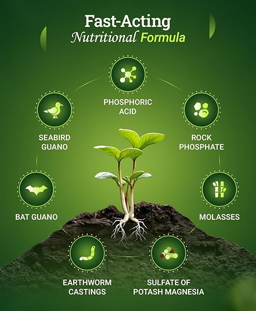 Foxfarm Bushdoctor Bembé Concentrate, Fast-Acting Liquid Plant Fertilizer, Enhances Natural Sugars for Sweetness and Flavor - Easy Absorption for Soil, Containers, and Hydroponics- NPK 0-1-3 (Quart)