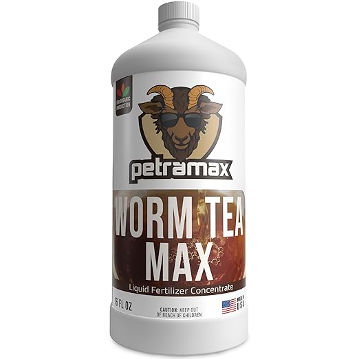 Worm Tea for Gardening Soil - Worm Tea Fertilizer Liquid - Worm Castings, Earthworm Casting Manure Fertilizer - Earthworm Tea Worm Castings - Worm Casting Concentrate (16 Oz)