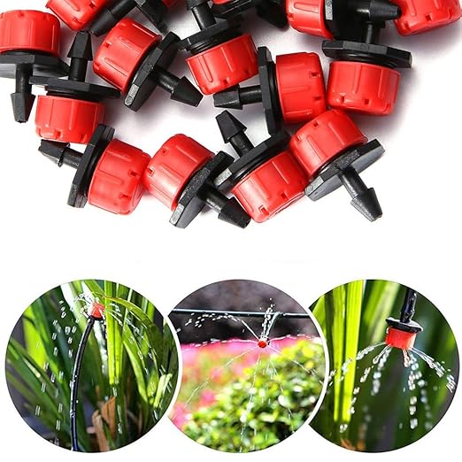 82 FT Drip Irrigation System Kit for Garden, MSDADA Automatic Water Irrigation System, Garden Watering System with 1/4" Blank Distribution Tubing, Plant Watering System for Hydroponic, Greenhouse