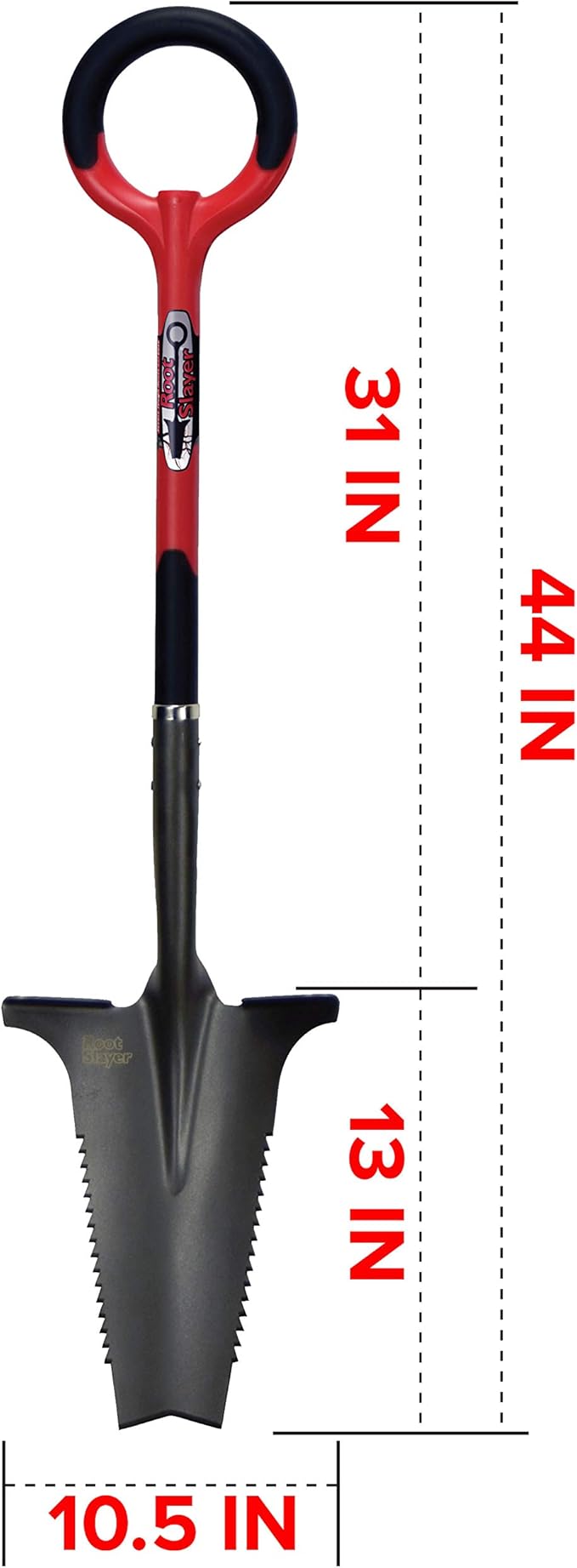 Radius Garden 22011 Root Slayer Shovel, Red