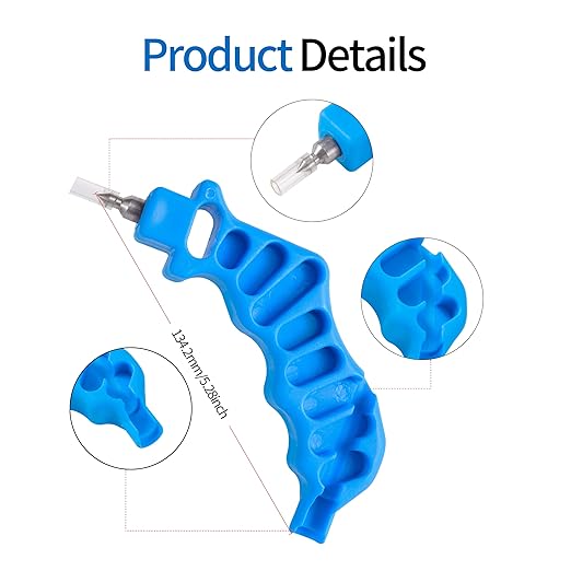 2 Pcs Drip Irrigation Hole Punch Tool,Watering System Drip Irrigation Tubing Hole Punch Used for 16/20/25/32 mm PE Pipe and Emitter Insertion