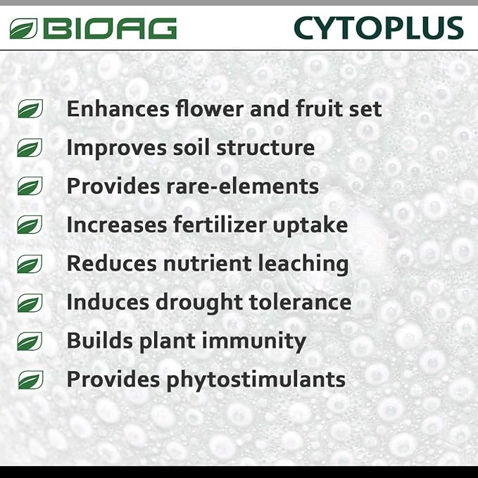 CytoPlus Organic Humic Acid Plus Seaweed Extract, Essential Micronutrients, Soil Amendment for All Plants, S B Co Cu Fe Mn Mo Zn (300 Grams) (BA76003)