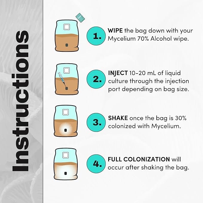 Mycelium Gourmet Mushroom All-in-One Bag - Premium Organic 5LB Blend of Alder & Soy Hull Substrate with Sterilized Milo Grain - Perfect for Variety of Wood-Loving Mushrooms - Home Growing Made Easy
