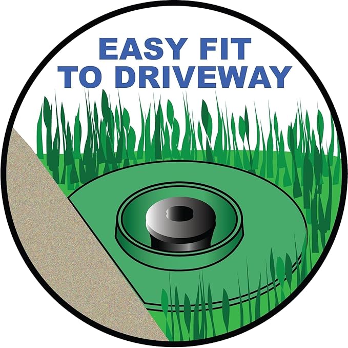 GRASSHOLE - Patented Sprinkler Head Protection Sprinkler Donut, Lawn Sprinkler Guard, Plastic Donuts for Sprinkler Heads (5 Pieces)