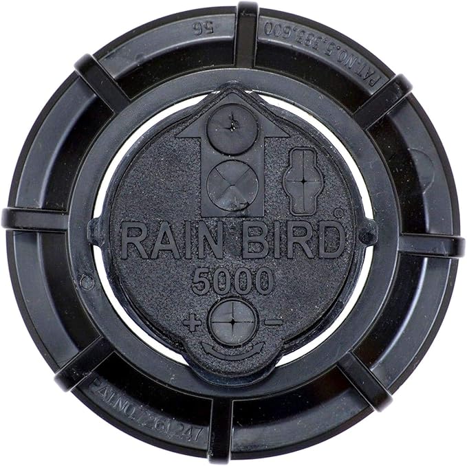 Rain-bird 5000 Series Rotor Sprinkler Head - 5004 PC Model, Adjustable 40-360 Degree Part-Circle, 4 Inch Pop-Up Lawn Sprayer Irrigation System - 25 to 50 Feet Water Spray Distance (Y54007) (10 Pack)