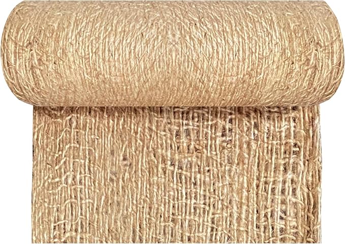 Agfabric Natural Jute Erosion Control,Jute Netting -54" Wide x48 feet Long Soil Saver Mesh Blanket