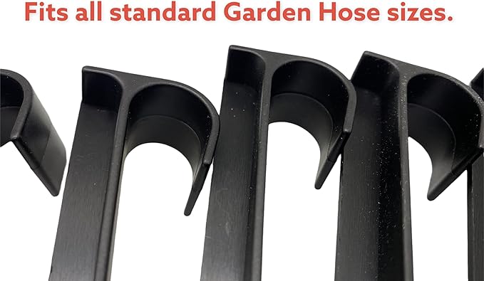 EMBerg Outdoor Drip Irrigation Tubing Garden Soaker Hose Hold-Down Anchor Stakes to Keep Your Hose Secured to The Ground - Great for Robotic Lawn Mowers! (10 Count)