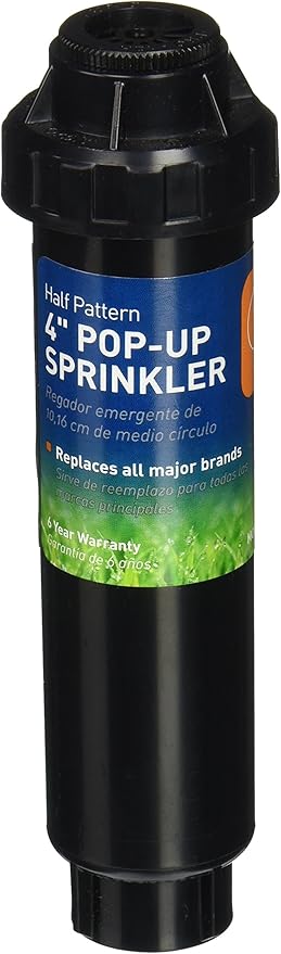 10-Pack Orbit 54345 4" Pop-Up Spray Head Sprinkler with Half Pattern Nozzle