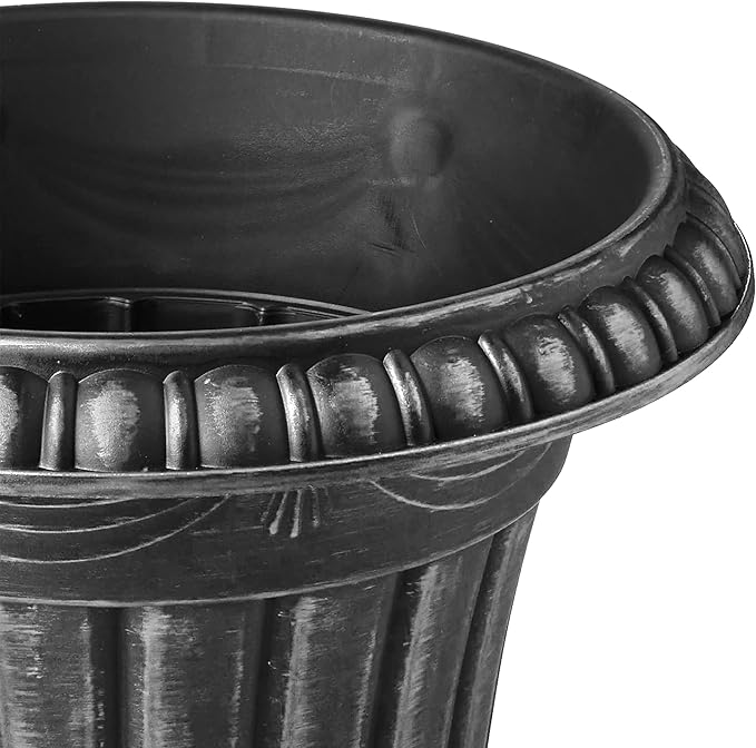 Classic Traditional Plastic Urn Planter Indoor/Outdoor