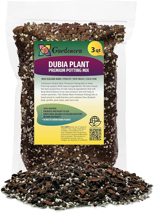 Monstera Dubia Plant Potting Soil - Expertly Crafted for Optimal Nutrient Absorption - 3 Quart