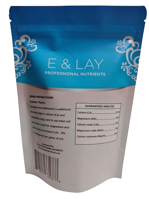 E & LAY PROFESSIONAL NUTRIENTS Dolomite Lime Powder (4LB)