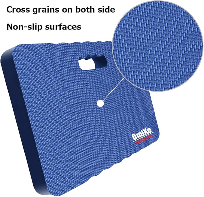 Extra Thick Kneeling Pad Comfy Foam Kneeler Mat Garden Knee Pad Cushion for Gardening Planting Yard Work Prayer Yoga Mechanic Exercise Workout Baby Bath 18 x 11 x 1.5 Inch Large Blue 2 Pack
