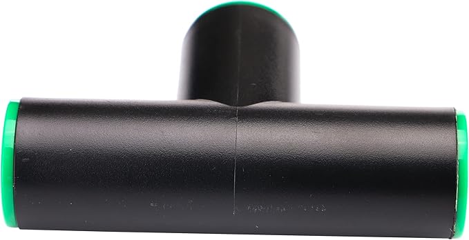 Raindrip 347G00UB Compression Tee, 1/2-Inch, Drip Irrigation Fitting for Supply Tubing and Dripline, Black with Green