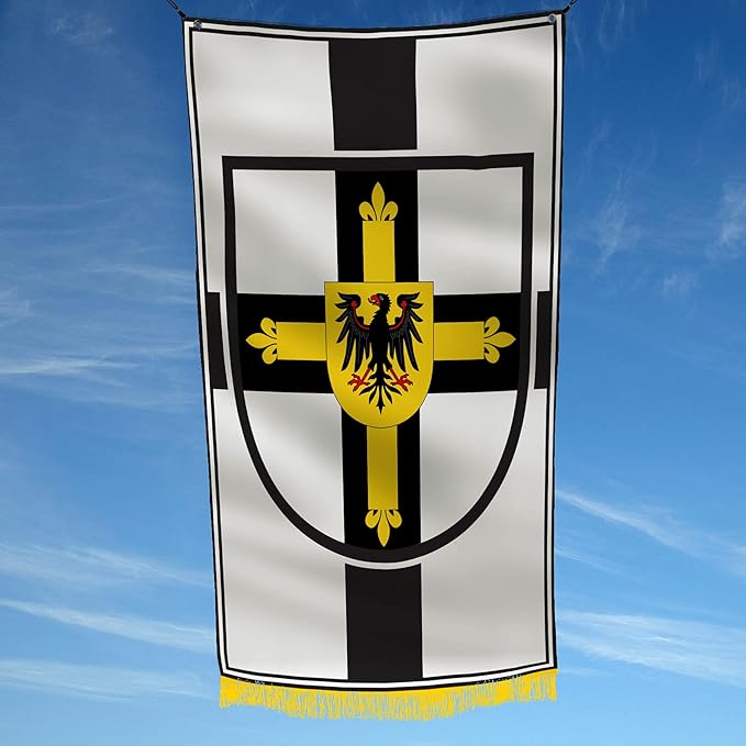 Teutonic Order Grand Master Historical Replica 3x5 feet Flag Banner Vivid Color Double Stitched Brass Grommets