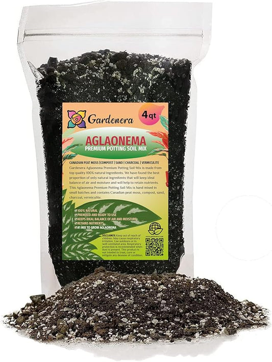 Aglaonema Potting Mix - Promote Strong Roots and Vibrant Foliage with Our Premium Blend - 4 Quart, MAIN-AGLAONEMA-4QT