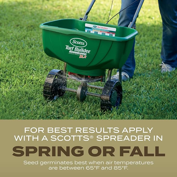 Scotts Turf Builder Grass Seed Southern Gold Mix for Tall Fescue Lawns with Fertilizer and Soil Improver, 2.4 lbs.