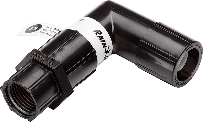 Rain Bird EAFPT-1S Drip Irrigation Elbow Adapter, 1/2" Female Pipe Thread x Easy Fit Universal Fitting, Fits All 1/2" and 5/8" Drip Tubing (Pack of 2)