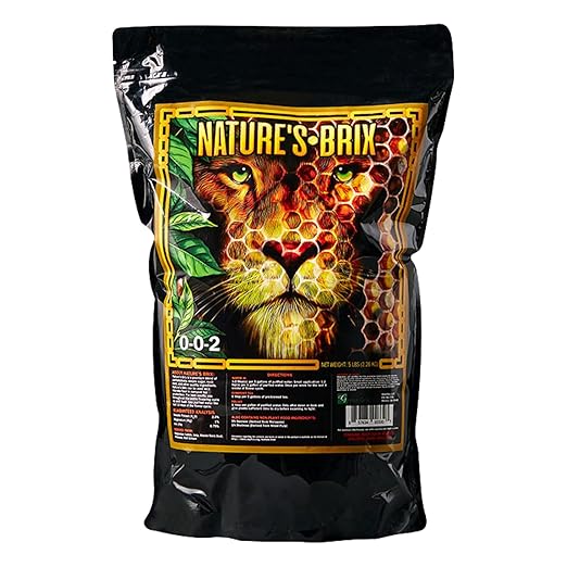 GreenGro Nature’s Brix 0-0-2, Premium Plant Food for All Gardening Methods, Increases Brix Levels and Resin Production (5 lb)