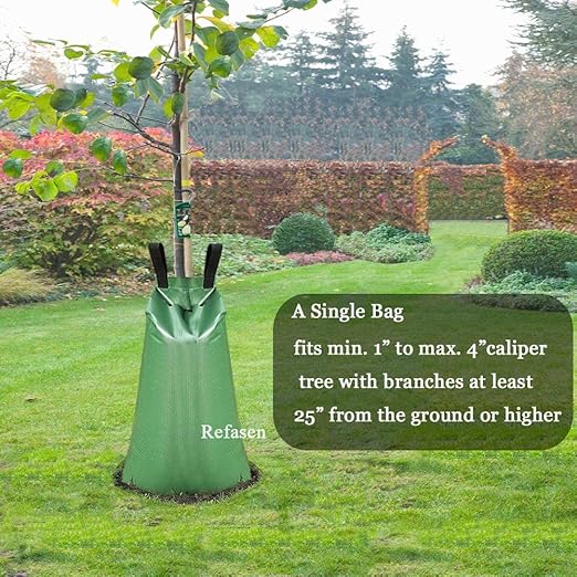 Tree Watering Bag, 20 Gallon Water Bags for Trees Slow Release Drip Irrigation Bag for Trees (6 Packs)