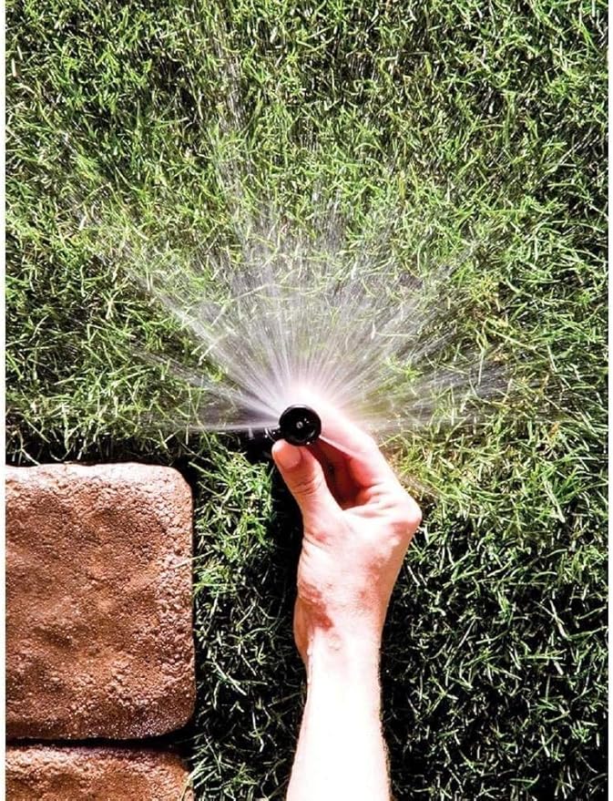 Rain Bird 1804NPPRS Pressure Regulating (PRS) Professional Non-Potable Water Pop-Up Sprinkler, Adjustable 0° to 360° Pattern, 8' - 15' Spray Distance, 4" Pop-up Height, Purple Cap