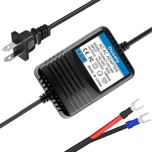 24VAC AC Adapter for Hunter P2C-400/HPC400/ PC400i/PRO-HC PHC-600/PRO-HC PHC-1200/XC600 X-Core/X2-600 Lawn Sprinkler Controller, 24V Transformer Compatible Irrigation Controller Most Models