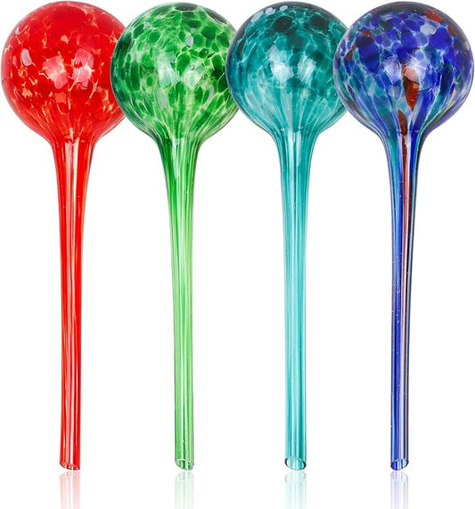 Besti Self-Watering Globes – 4-Pack Extra Large Watering Globes for Plants – Automatic Watering System for Potted Plants – Holds 380-400ml, Waters Plants Up to 2 Weeks (Set of 4 Extra Large)