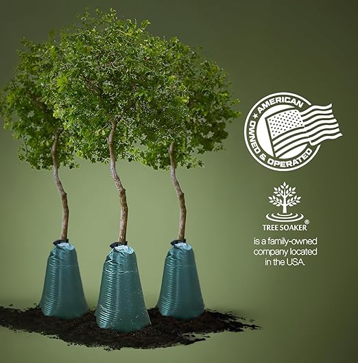 Tree Watering Bag | 20 Gallon Slow Release Drip Tree Irrigation System | Watering Bag for Trees | 3 Pack