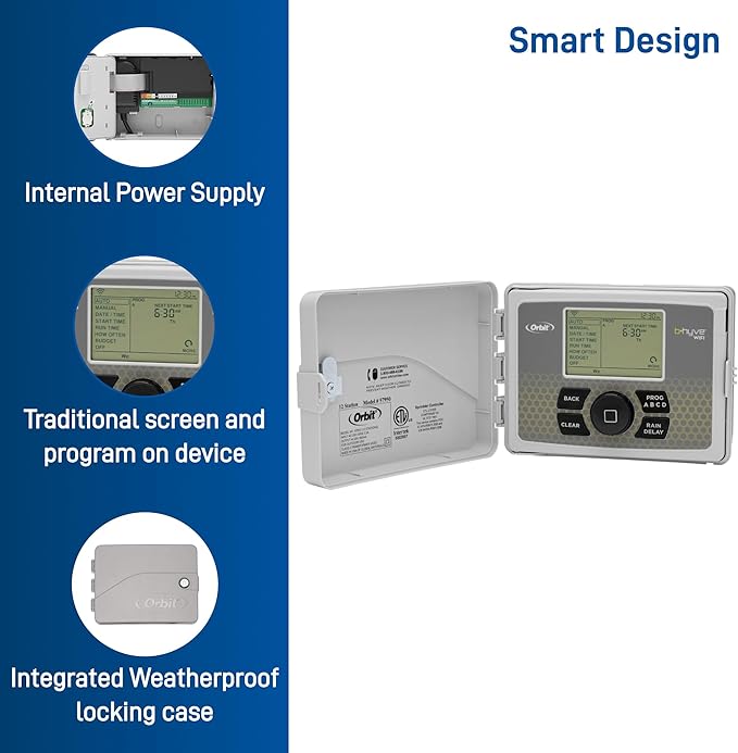 Orbit B-hyve 12-Zone Smart Indoor/Outdoor Sprinkler Controller