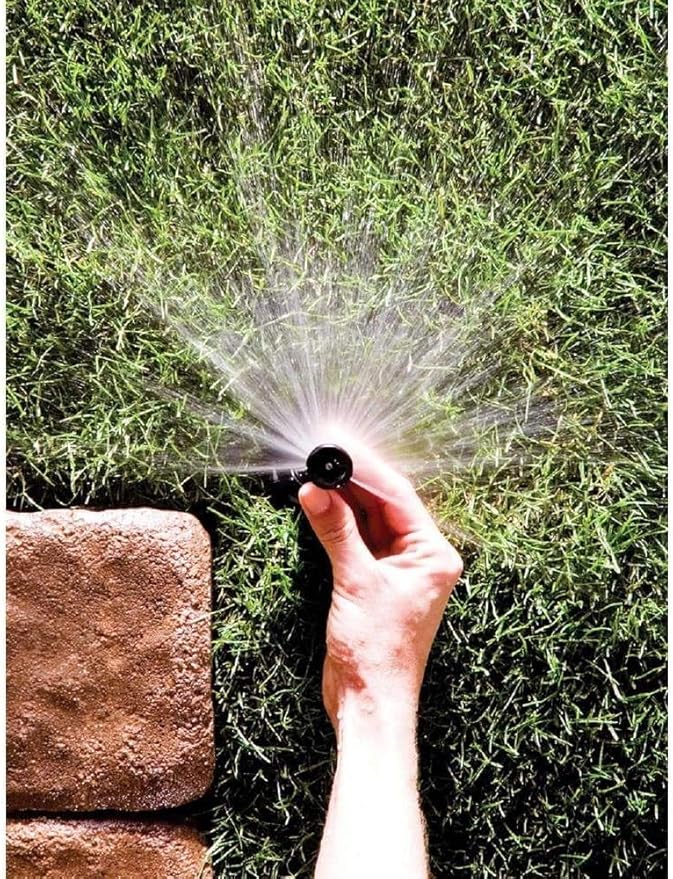 Rain Bird 1804APPR25 Pressure Regulating (PRS) Professional Pop-Up Sprinkler, Adjustable 0° to 360° Pattern, 8' - 15' Spray Distance, 4" Pop-up Height